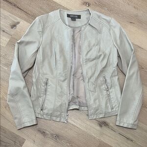 (SEE PHOTOS) KENNETH COLE Reaction Women’s Faux Leather Moto Jacket